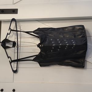 Corset with attached choker